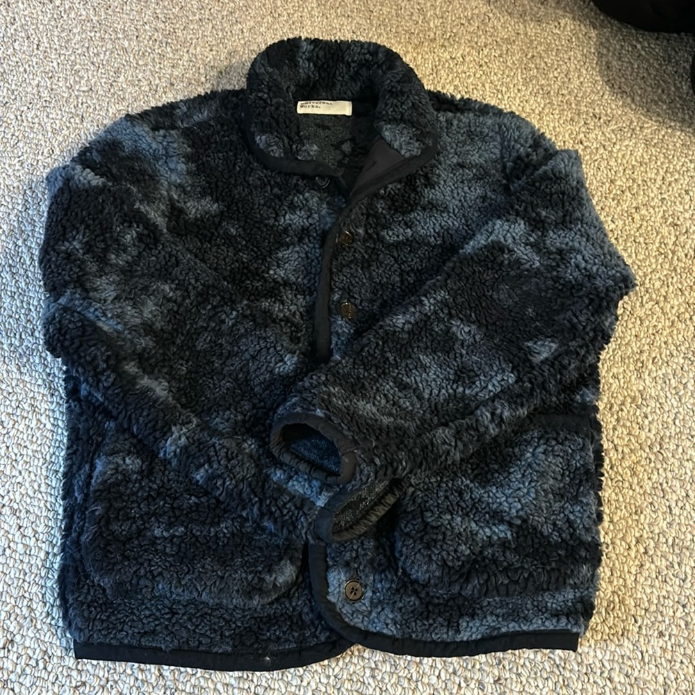 Universal Works Lancaster Jacket Blue Space Dyed